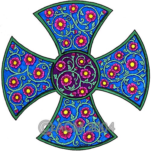 Medieval Cross' &copy; Ann Morash