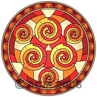 TriSpirals' &copy;2006 Ann Morash